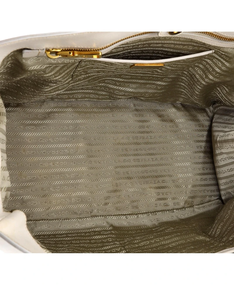 Pre-Owned Prada Large Lux Open Tote Saffiano Leather