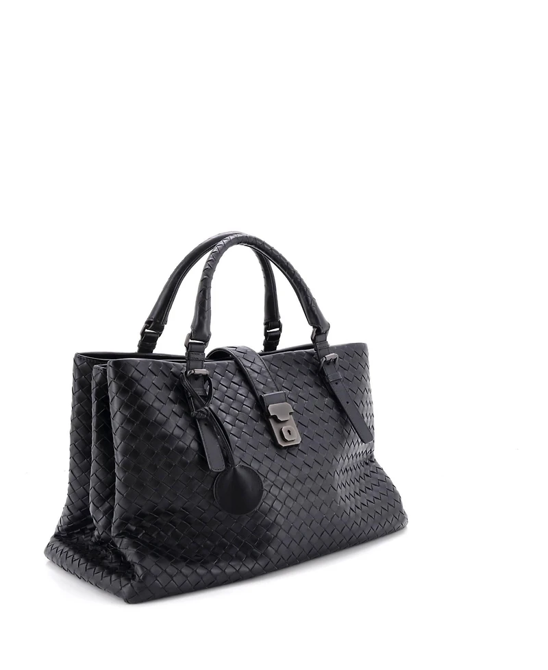 Pre-Owned Bottega Veneta Roma Bag Intrecciato Nappa
