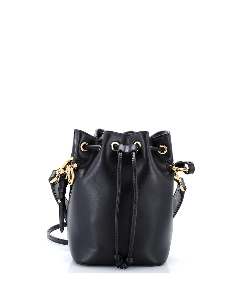 Pre-Owned Fendi Mini Mon Tresor Bucket Bag Leather