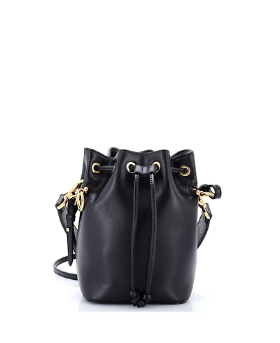 Pre-Owned Fendi Mini Mon Tresor Bucket Bag Leather