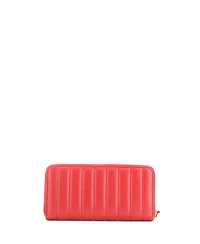 Pre-Owned Saint Laurent Long Vicky Zip Wallet Vertical Quilted Leather