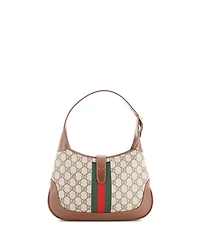 Pre-Owned Gucci Small Jackie 1961 Hobo Gg Coated Canvas