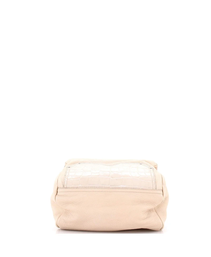 Pre-Owned Givenchy Medium Pandora Bag Leather with Embossed Detail
