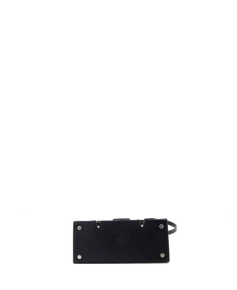 Pre-Owned Goyard Mini Structured Saigon Top Handle Bag Coated Canvas with Leather