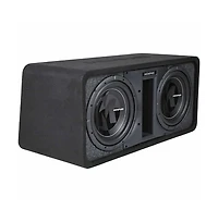 Memphis Audio Ported Selectable-Impedance Dual 12" Loaded Subwoofer Enclosure PRXE12DFT