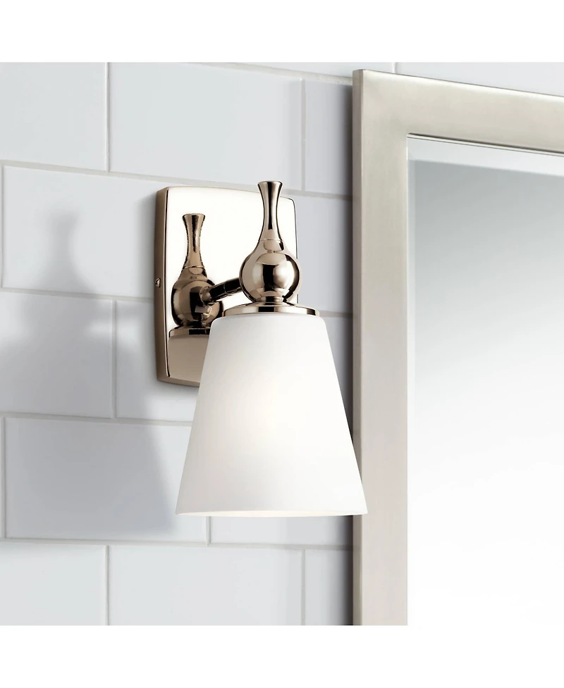 Kichler Cosabella 10 1/2" High Polished Nickel Wall Sconce