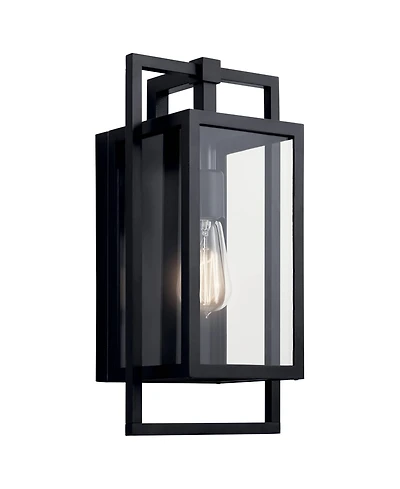 Kichler Goson 16" High Black Outdoor Wall Light