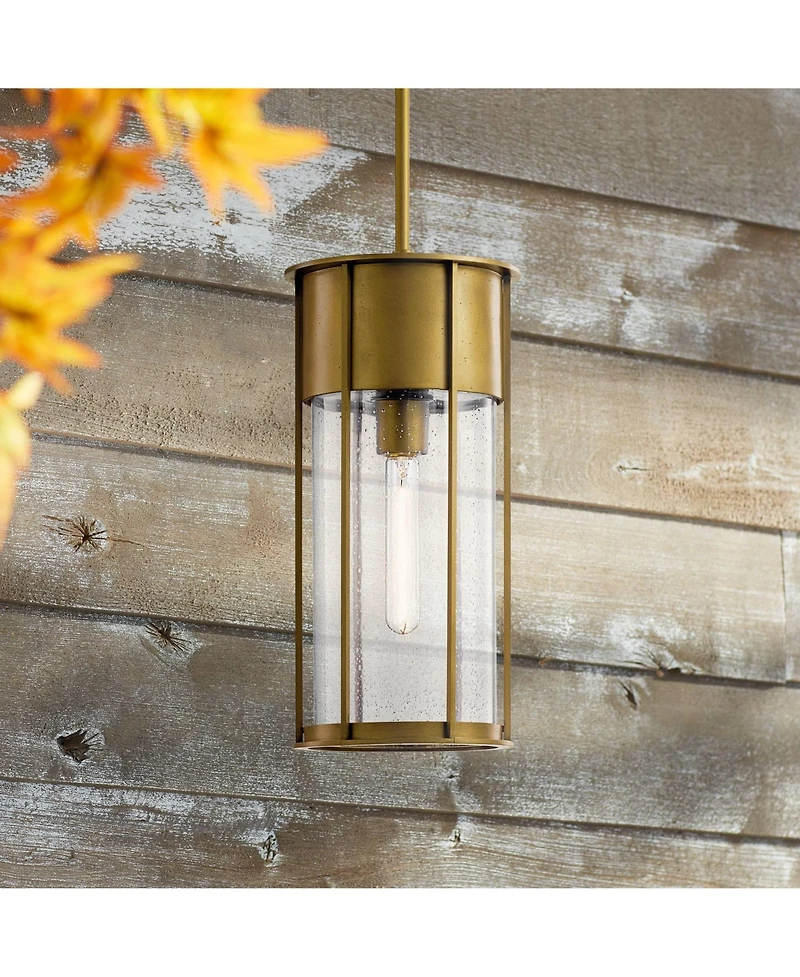 Kichler Camillo 17 1/2"H Natural Brass Outdoor Hanging Light