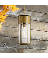 Kichler Camillo 17 1/2"H Natural Brass Outdoor Hanging Light