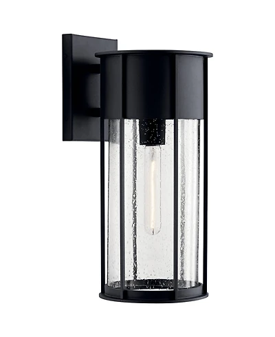 Kichler Camillo 18" High Textured Black Outdoor Wall Light