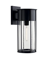 Kichler Camillo 18" High Textured Black Outdoor Wall Light