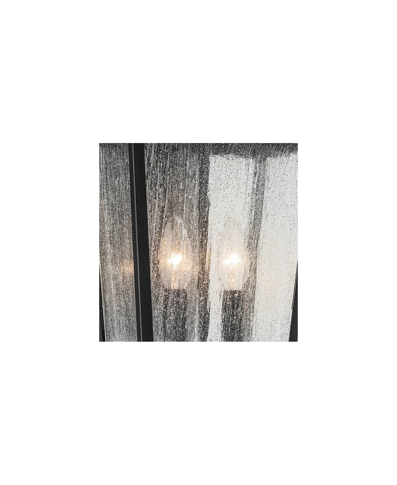 Kichler Forestdale 18.50" 2-Light Outdoor Wall Light in Textured Black