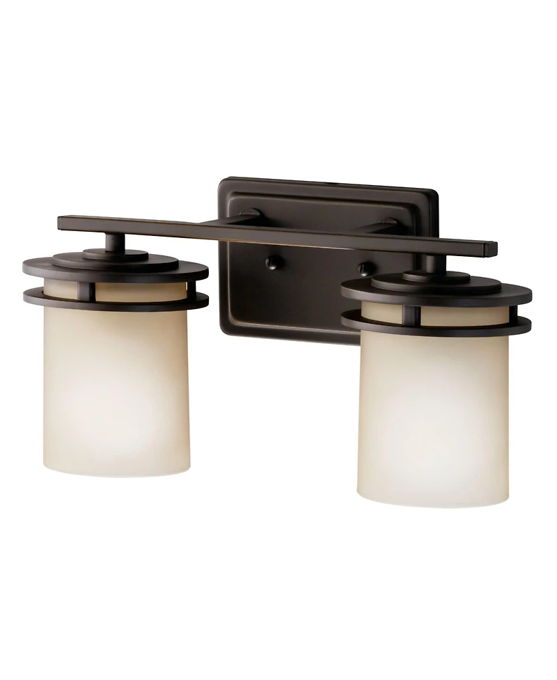 Kichler Hendrik 14 1/2" Wide Bronze Bathroom Light Fixture