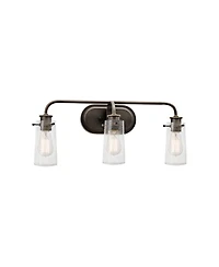Kichler Braelyn 24" Wide Olde Bronze 3-Light Bath Light