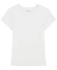 Calvin Klein Girls' 7-16 Short-Sleeve Refined Tailored T-Shirt