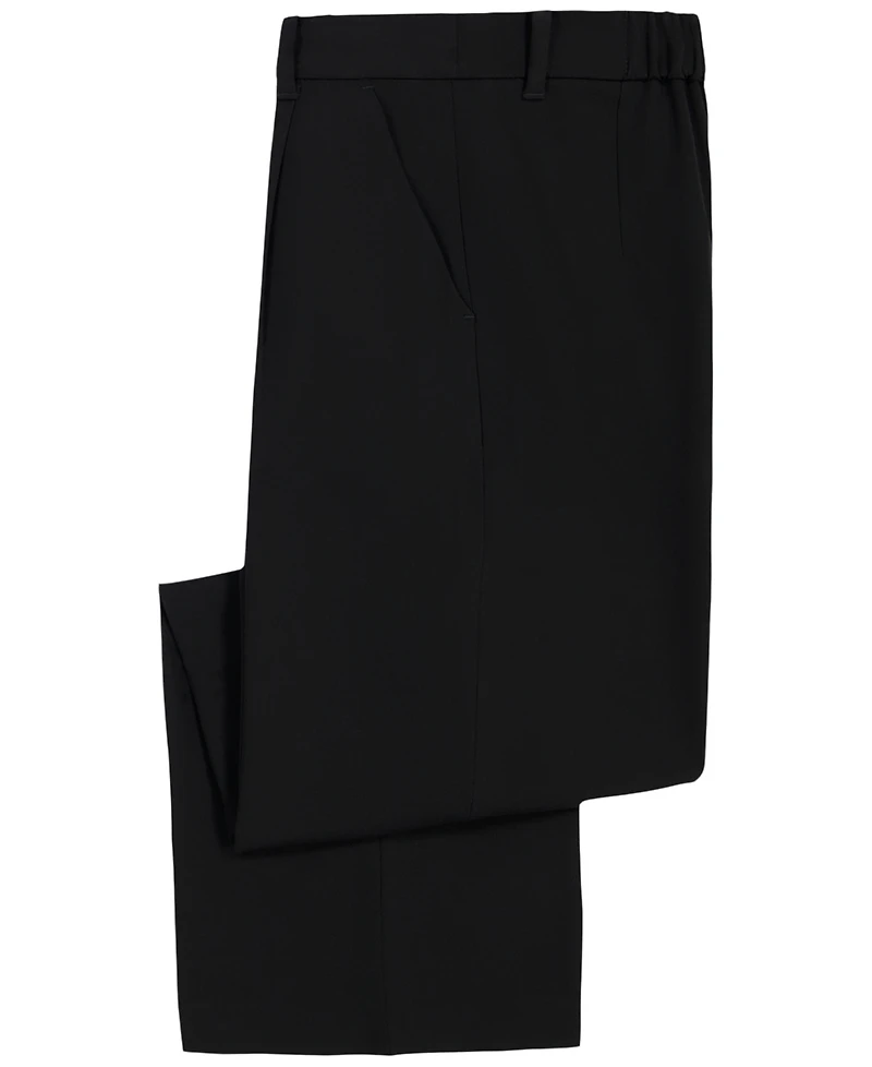 Calvin Klein Girls' 7-16 Refined Stretch Tailored Wide-Leg Pants