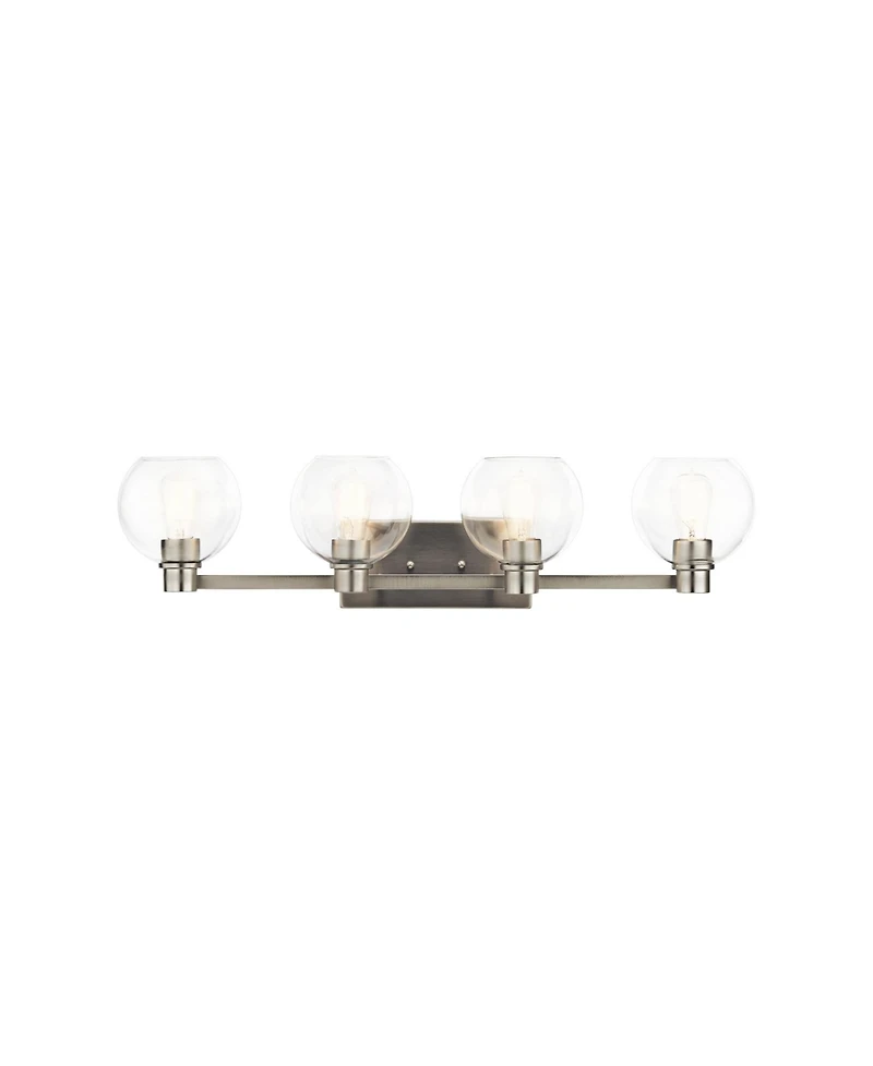 Kichler Harmony 33 1/2"W Brushed Nickel 4-Light Bath Light