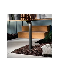 Kichler Right Angle 22" High Textured Architectural Bronze Path Light