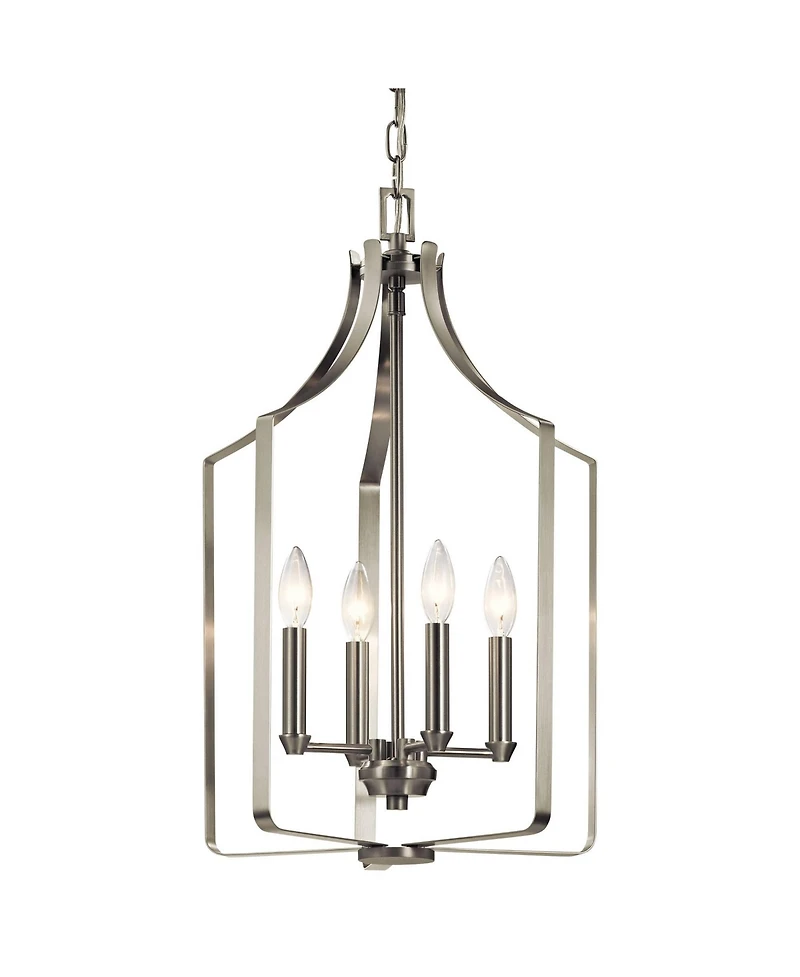 Kichler Morrigan 15" Wide Brushed Nickel 4-Light Chandelier