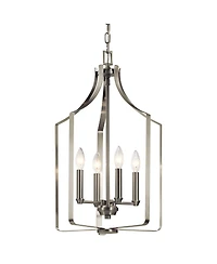 Kichler Morrigan 15" Wide Brushed Nickel 4-Light Chandelier