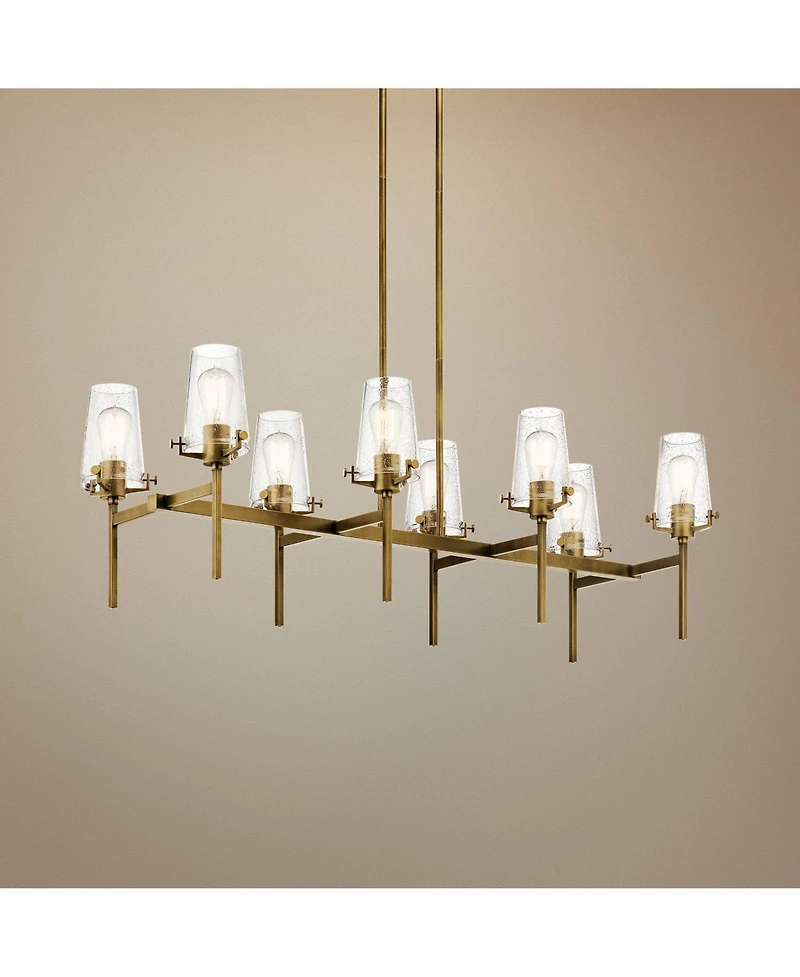 Kichler Alton 46" Wide Natural Brass Kitchen Island Light Chandelier