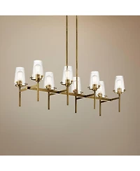 Kichler Alton 46" Wide Natural Brass Kitchen Island Light Chandelier