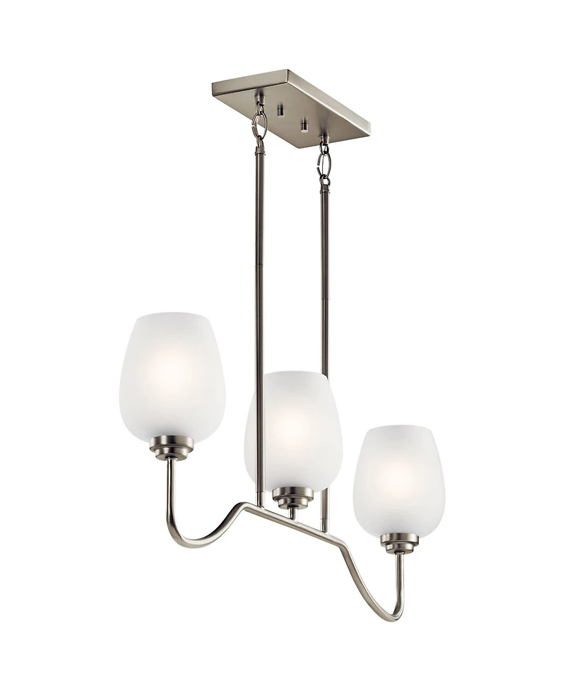 Kichler Valserrano 31" Wide Nickel Kitchen Island Light Chandelier