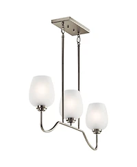 Kichler Valserrano 31" Wide Nickel Kitchen Island Light Chandelier