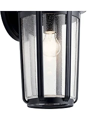 Kichler Fairfield 17 1/4" High Black Outdoor Wall Light