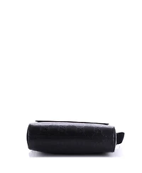 Pre-Owned Gucci Medium Front Pocket Messenger Bag Gg Embossed Perforated Leather