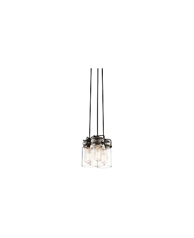 Kichler Brinley 8 1/2" Wide Olde Bronze 3-Light Mini Pendant