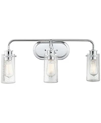 Kichler Braelyn 24" Wide Chrome 3-Light Bath Light