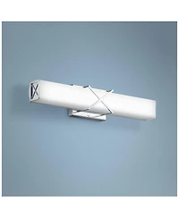 Kichler Trinsic 22"W Chrome 2-Light Led Linear Bath Light