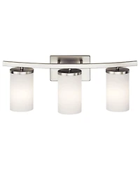 Kichler Crosby 23" Wide Brushed Nickel 3-Light Bath Light