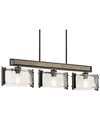 Kichler Aberdeen 42 1/2" Bronze Rustic Kitchen Island Light Chandelier