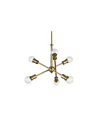 Kichler Armstrong 20" Wide Natural Brass 6-Light Chandelier
