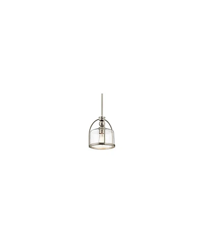 Kichler Omerta 9 1/2" Wide Brushed Nickel Clear Glass Mini Pendant