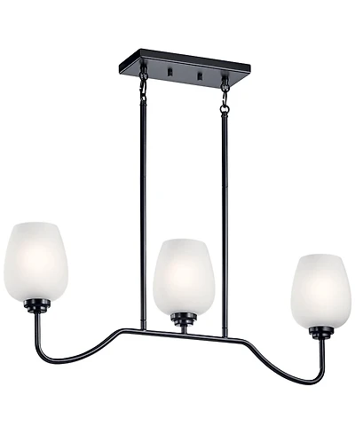 Kichler Valserrano 31" Wide Black Kitchen Island Light Chandelier