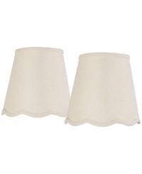 Springcrest Mylie Off-White Empire Lamp Shade 4x6x5.5 (Clip-On) Set of