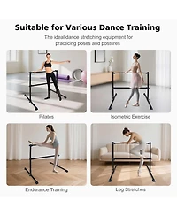 Zeny Ballet Barre With Adjustable Range For Dance Practice