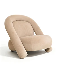 Streamdale Furniture Velvet Accent Lounge Chair