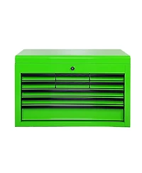 Streamdale Furniture Heavy Duty 24-Inch 9-Drawer Metal Tool Box with Ball Bearing Slides