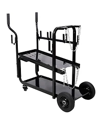 Streamdale Furniture Heavy Duty 2-Tier Rolling Welding Cart with Wheels