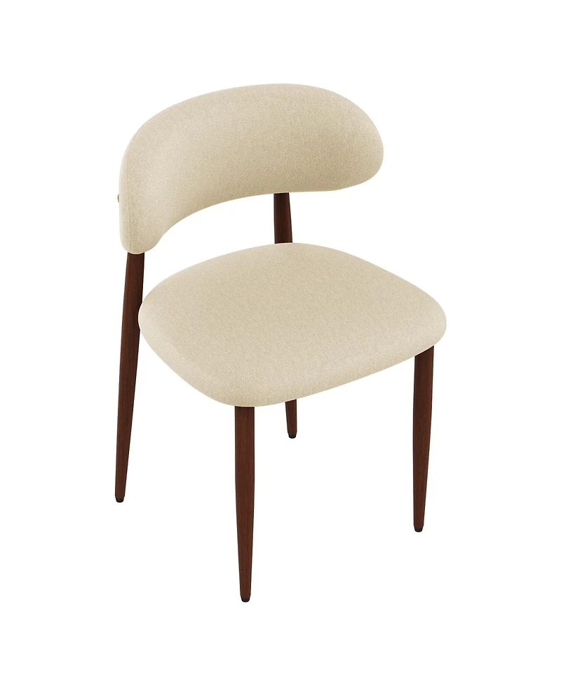 Streamdale Furniture Modern Chenille Dining Chairs, Set of 4