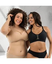 Parfait Women's Simplicity Seamless Wire-Free Bra, Black