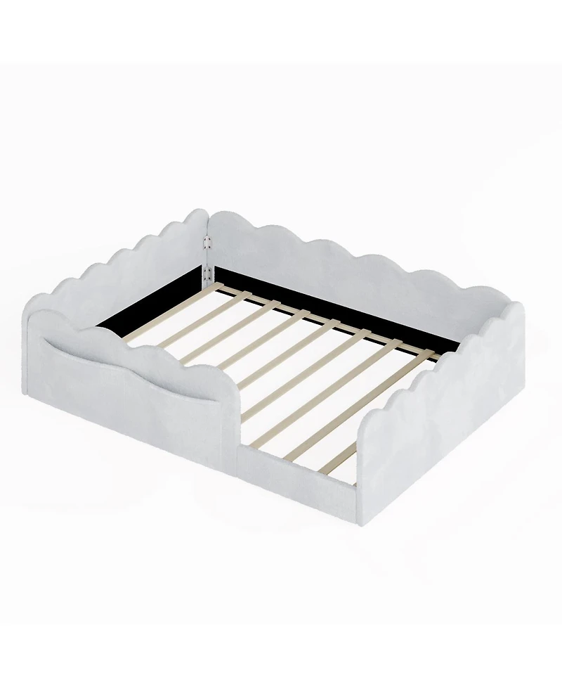 Streamdale Furniture Full Size Upholstered Floor Bed