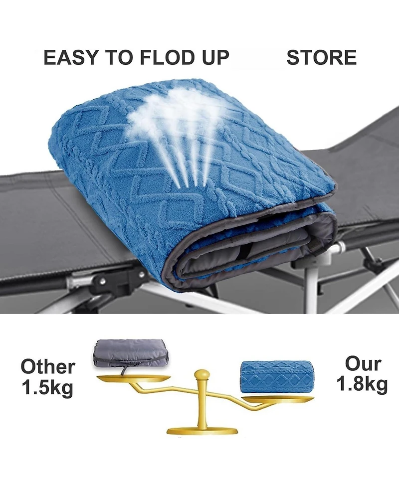 Piscifun Portable Folding Camping Pad Waterproof Lightweight Outdoor Sleeping Mat