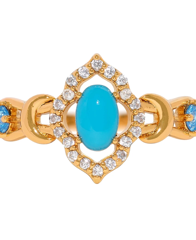 Girls Crew Crystal Disney Princess Jasmine Ring