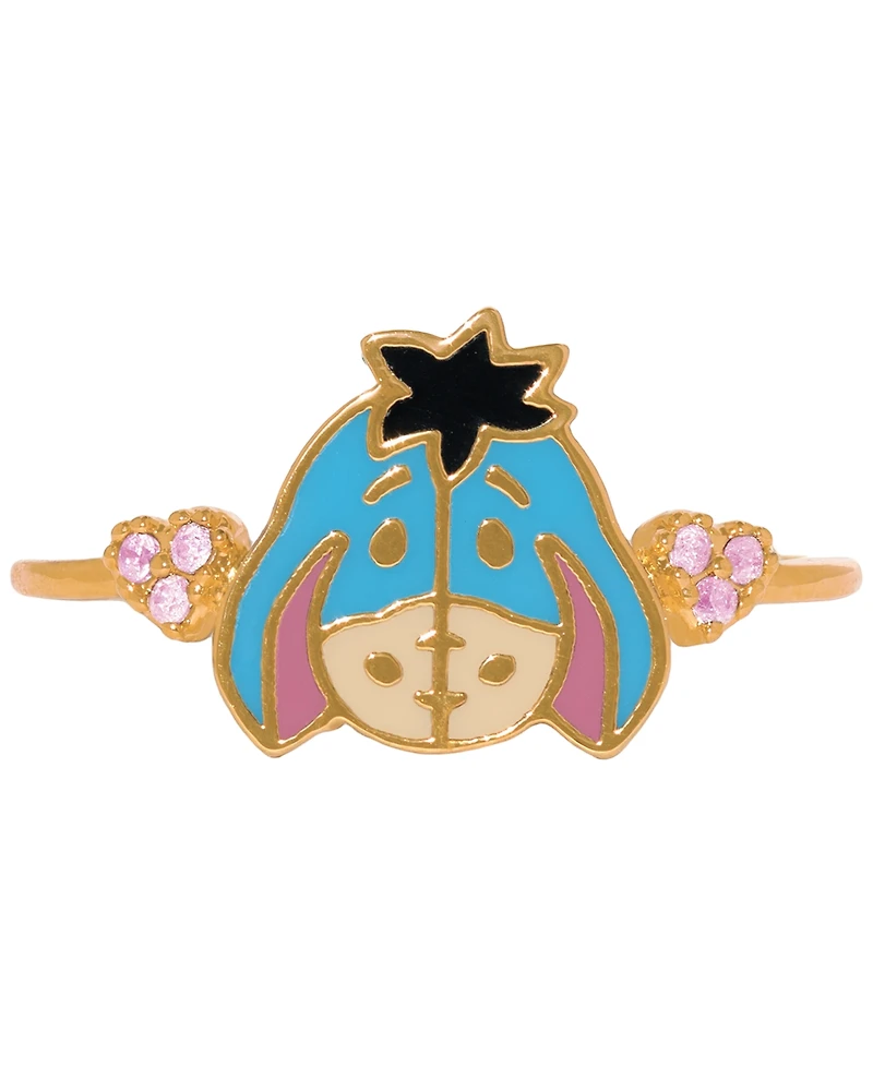 Girls Crew Gold-Plated Crystal Disney Eeyore Ring