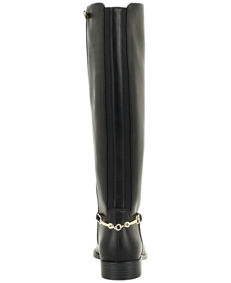 Tommy Hilfiger Women's Marlay Harness Tall Riding Boots